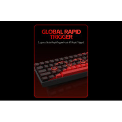 Madlions професионална геймърска механична клавиатура Professional Gaming Mechanical Keyboard MAD 60 PRO - Black, 8K, Gateron Ja