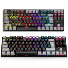 Xtrike ME геймърска механична клавиатура Gaming Mechanical keyboard 87 keys TKL - GK-989B - RED switches