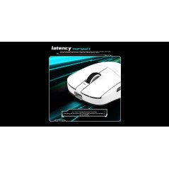 VXE професионална геймърска мишка Wireless Gaming Mouse Dragonfly R1 1K - Huano Ice Berry Pink Dot Switches, Black