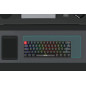 Marvo механична геймърска клавиатура Gaming Mechanical keyboard Saber 61 KG933G White - 61 keys, Red Switches [Linear]