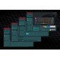 Marvo механична геймърска клавиатура Gaming Mechanical keyboard Saber 61 KG933G White - 61 keys, Red Switches [Linear]