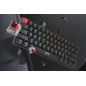 Marvo механична геймърска клавиатура Gaming Mechanical keyboard Saber 61 KG933G White - 61 keys, Red Switches [Linear]