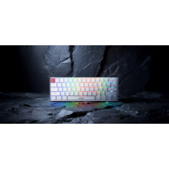 Marvo механична геймърска клавиатура Gaming Mechanical keyboard Saber 61 KG933G White - 61 keys, Red Switches [Linear]