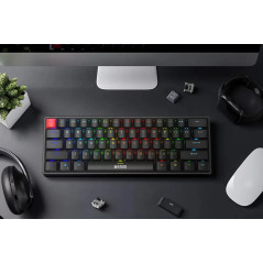 Marvo механична геймърска клавиатура Gaming Mechanical keyboard Saber 61 KG933G - 61 keys, Red Switches [Linear]