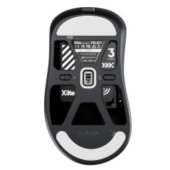 Pulsar професионална геймърска мишка Wireless Gaming Mouse Xlite v4 Size1 Black - 1K (8K compatible)