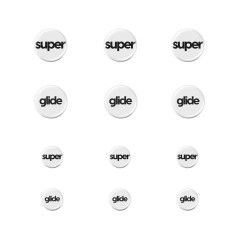 Pulsar универсални крачета за мишка Superglide 2 for Universal 6mm + 9mm 12pcs [White]