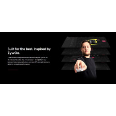Pulsar професионална геймърска мишка Wireless Gaming Mouse ZywOo The Chosen Mouse Size2 White 8K