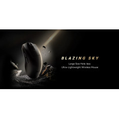 ATK професионална геймърска мишка Wireless Gaming Mouse BLAZING SKY X1 ULTIMATE - 8K, White
