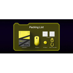 Scyrox професионална геймърска мишка V8 Yellow - Wireless Gaming Mouse - 8K Polling Rate
