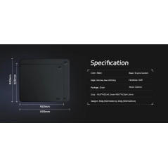 Scyrox професионален геймърски пад за мишка Gaming Mousepad Sosu XL - 490 x 420 mm