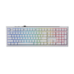 Ducky професионална геймърска механична клавиатура Professional Gaming Mechanical Keyboard One X Wireless White - Ducky AI Switc