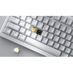 Ducky професионална геймърска механична клавиатура Professional Gaming Mechanical Keyboard One X Wireless White - Ducky AI Switc