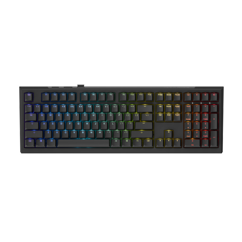 Ducky професионална геймърска механична клавиатура Professional Gaming Mechanical Keyboard One X Wireless Black - Ducky AI Switc Ducky професионална геймърска механична клавиатура Professional Gaming Mechanical Keyboard One X Wireless Black - Ducky AI Switc