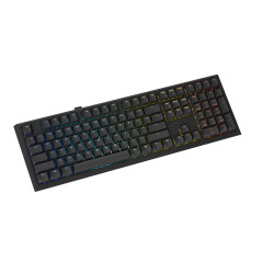 Ducky професионална геймърска механична клавиатура Professional Gaming Mechanical Keyboard One X Wireless Black - Ducky AI Switc