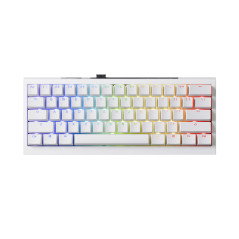 Ducky професионална геймърска механична клавиатура Professional Gaming Mechanical Keyboard One X Mini Wireless White - Ducky AI 