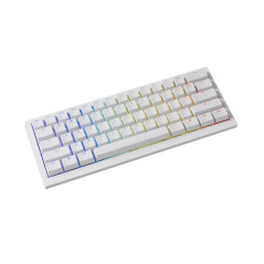 Ducky професионална геймърска механична клавиатура Professional Gaming Mechanical Keyboard One X Mini Wireless White - Ducky AI 