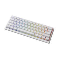 Ducky професионална геймърска механична клавиатура Professional Gaming Mechanical Keyboard One X Mini Wireless White - Ducky AI 