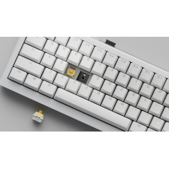 Ducky професионална геймърска механична клавиатура Professional Gaming Mechanical Keyboard One X Mini Wireless White - Ducky AI 