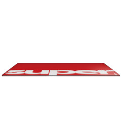 Superglide професионален стъклен геймърски пад за мишка Gaming Glass Mousepad Superglide Pad v2 XL Red - 490 x 420 mm