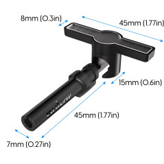 Pulsar бънджи за мишка Micro Bungee ES Single - Flexible Cable Arm, Ball Bearing