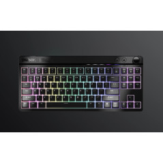 Pulsar професионална геймърска механична клавиатура Professional Gaming Mechanical Keyboard Xboard MS TKL ANSI Black - 8K, Cherr