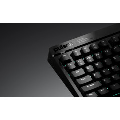 Pulsar професионална геймърска механична клавиатура Professional Gaming Mechanical Keyboard Xboard MS TKL ANSI Black - 8K, Cherr