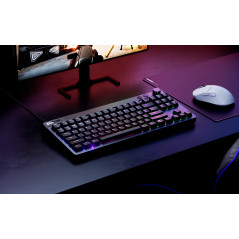 Pulsar професионална геймърска механична клавиатура Professional Gaming Mechanical Keyboard Xboard MS TKL ANSI Black - 8K, Cherr