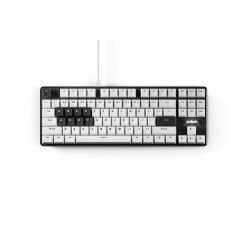 Pulsar професионална геймърска механична клавиатура Professional Gaming Mechanical Keyboard PCMK 2 HE TKL ANSI White - 8K, Gater