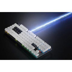 Pulsar професионална геймърска механична клавиатура Professional Gaming Mechanical Keyboard PCMK 2 HE TKL ANSI White - 8K, Gater