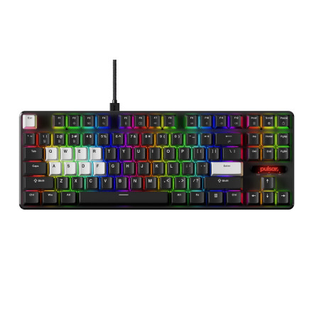 Pulsar професионална геймърска механична клавиатура Professional Gaming Mechanical Keyboard PCMK 2 HE TKL ANSI Black - 8K, Gater