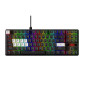 Pulsar професионална геймърска механична клавиатура Professional Gaming Mechanical Keyboard PCMK 2 HE TKL ANSI Black - 8K, Gater