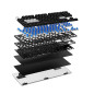 Pulsar професионална геймърска механична клавиатура Professional Gaming Mechanical Keyboard PCMK 2 HE TKL ANSI Black - 8K, Gater