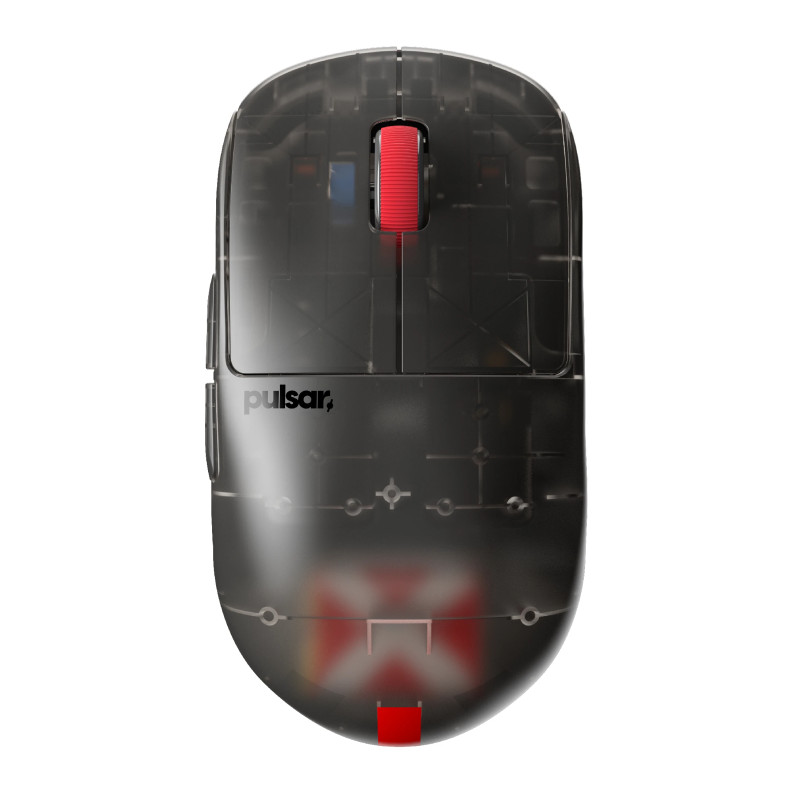 Pulsar професионална геймърска мишка Wireless Gaming Mouse X2H Mini Clear Black [LTD 3000] - 1K