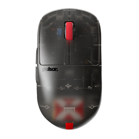 Pulsar професионална геймърска мишка Wireless Gaming Mouse X2H Mini Clear Black [LTD 3000] - 1K