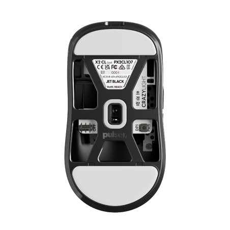 Pulsar професионална геймърска мишка Wireless Gaming Mouse X2 CrazyLight Jet Black 8K