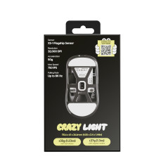 Pulsar професионална геймърска мишка Wireless Gaming Mouse X2 CrazyLight Jet Black 8K