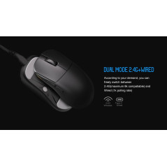 Lamzu професионална геймърска мишка INCA 8K - Wireless Gaming Mouse - White