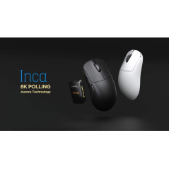 Lamzu професионална геймърска мишка INCA 8K - Wireless Gaming Mouse - Black