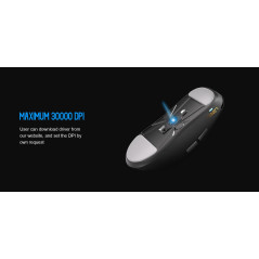 Lamzu професионална геймърска мишка INCA 8K - Wireless Gaming Mouse - Black