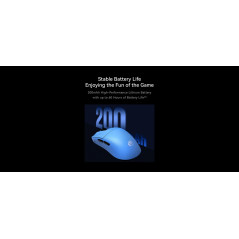 ATK професионална геймърска мишка Wireless Gaming Mouse F1 EXTREME LEVIATAN - 8K, Omron Optical Switches, Blue