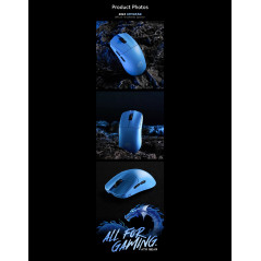 ATK професионална геймърска мишка Wireless Gaming Mouse F1 EXTREME LEVIATAN - 8K, Omron Optical Switches, Blue