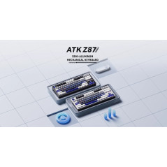 ATK професионална безжична геймърска механична клавиатура Wireless Professional Gaming Mechanical Keyboard - Z87 PRO Side Engrav
