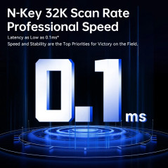 ATK професионална геймърска механична клавиатура Professional Gaming Mechanical Keyboard EDGE 60 HE Master Leviatan - 8K, Gatero
