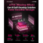 ATK професионална геймърска механична клавиатура Professional Gaming Mechanical Keyboard RS6 - 8K, Gateron Jade Pro Switches [Li