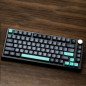 VGN професионална геймърска механична клавиатура Professional Gaming Mechanical Keyboard N75 RGB Caribbean Blue - Power Silver S