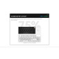 VGN професионална геймърска механична клавиатура Professional Gaming Mechanical Keyboard N75 RGB Caribbean Blue - Power Silver S