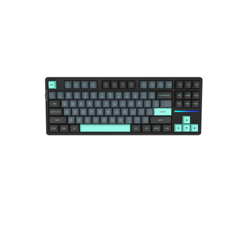 VGN безжична геймърска механична клавиатура Wireless Gaming Mechanical Keyboard - V87 Caribbean Blue - Power Silver Switches [Li