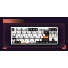 VGN професионална безжична геймърска механична клавиатура Wireless Professional Gaming Mechanical Keyboard - V87 PRO Diana - Ani