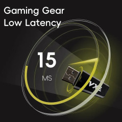VGN безжични геймърски слушалки Wireless Gaming Headphones - SIREN V1 White - Bluetooth 5.3, 2.4G
