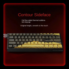 Madlions професионална геймърска механична клавиатура Professional Gaming Mechanical Keyboard MAD 68 HE Contour Flagship - 8K, G